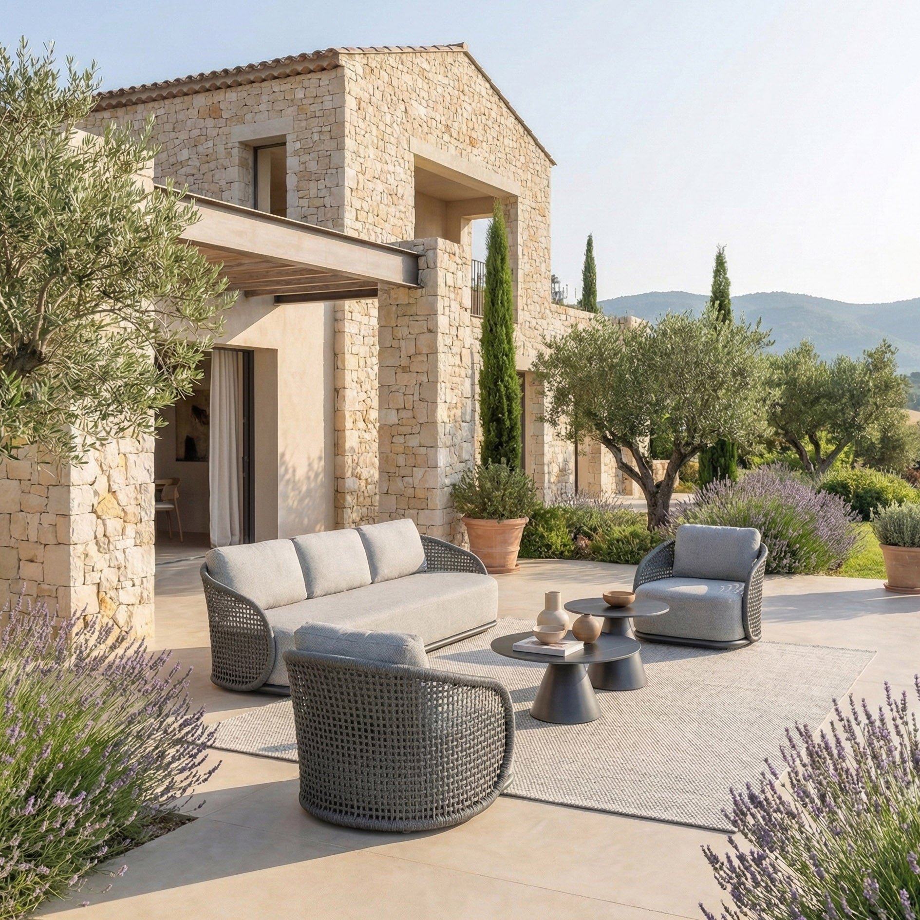 Salon de jardin Riviera - 5 places