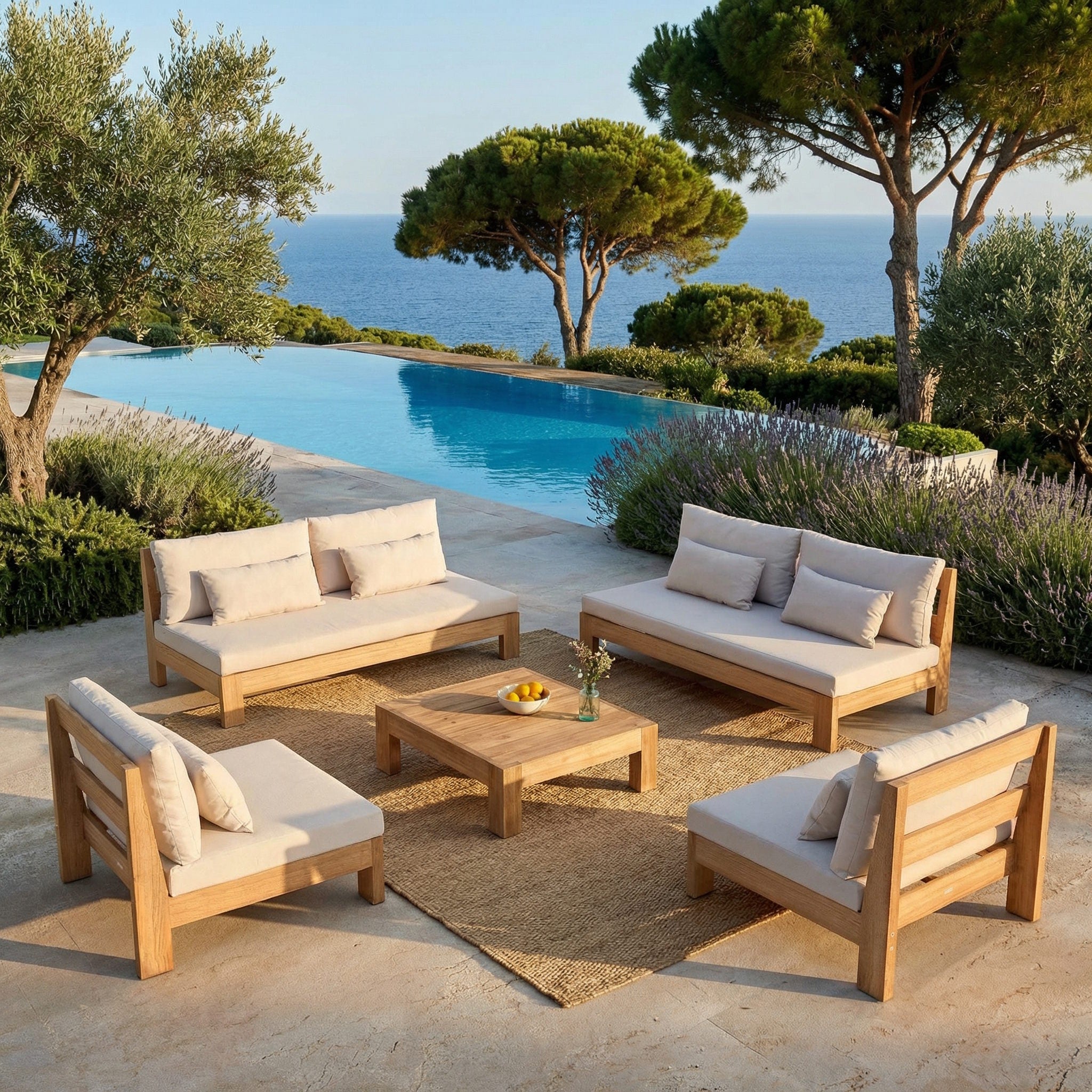 Lounge-set Borneo - 8 Sitzplätze