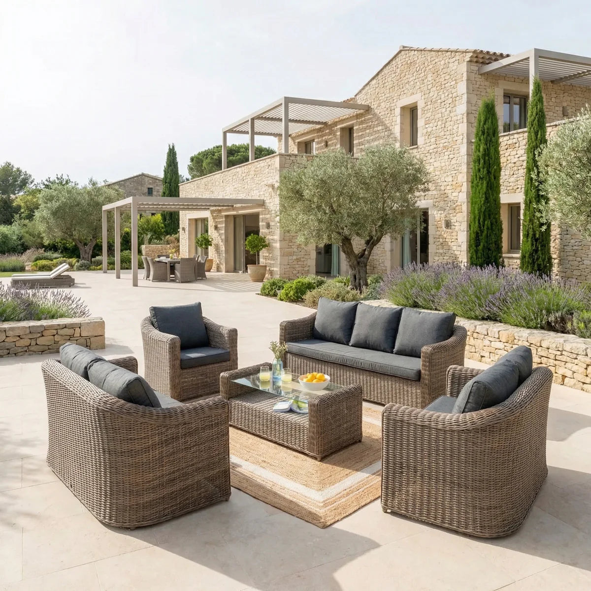 Conjunto de jardín Calvi - 7 plazas (UK)