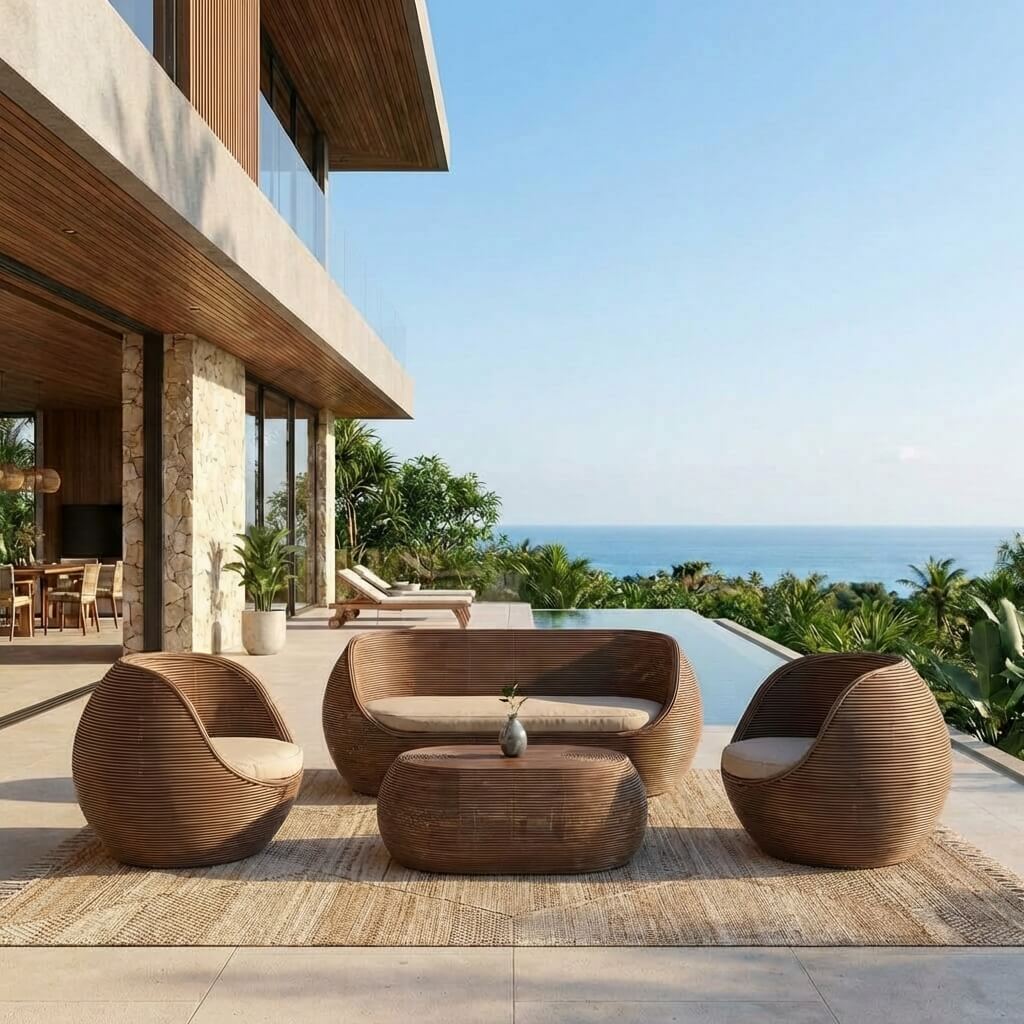 Salon de jardin Trinidad - 5 places