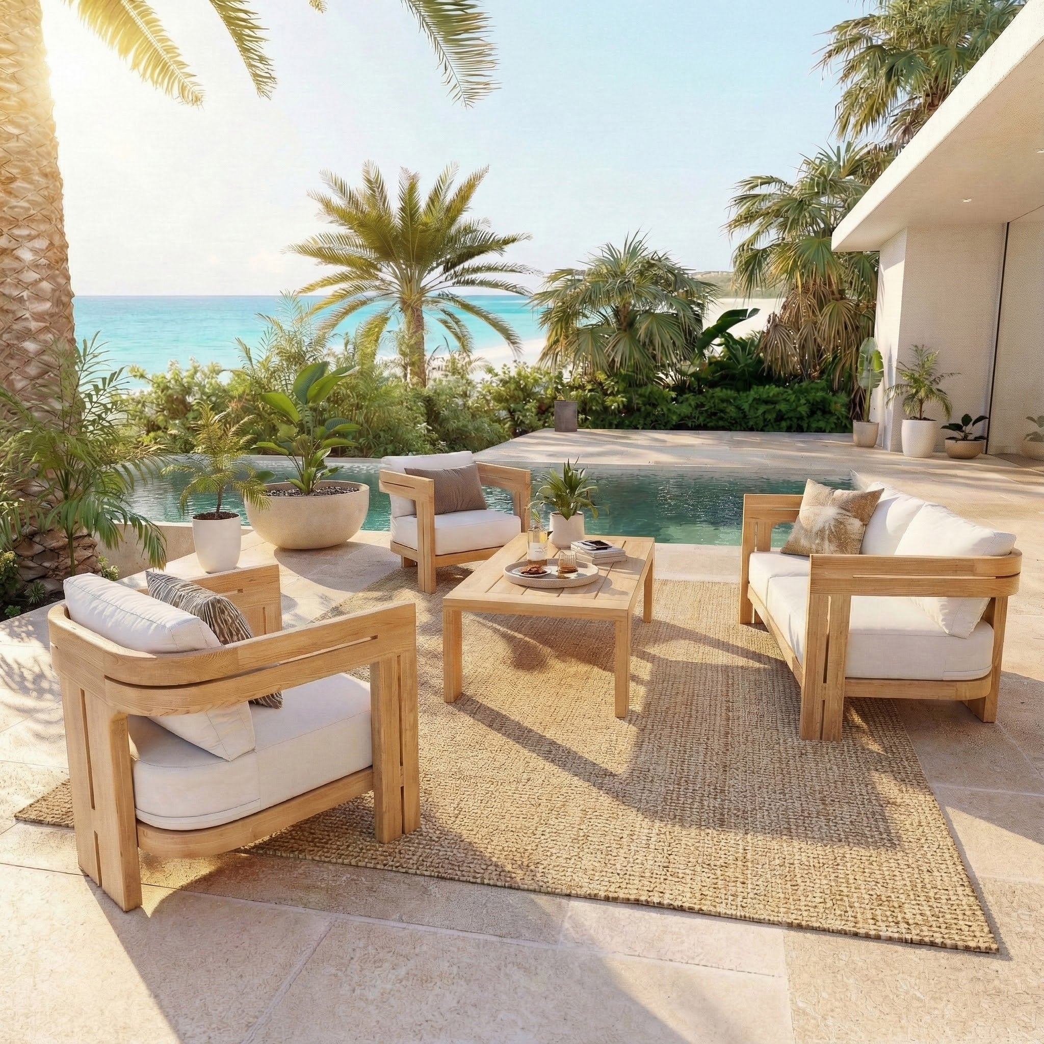 Salon de jardin Zanzibar - 4 places