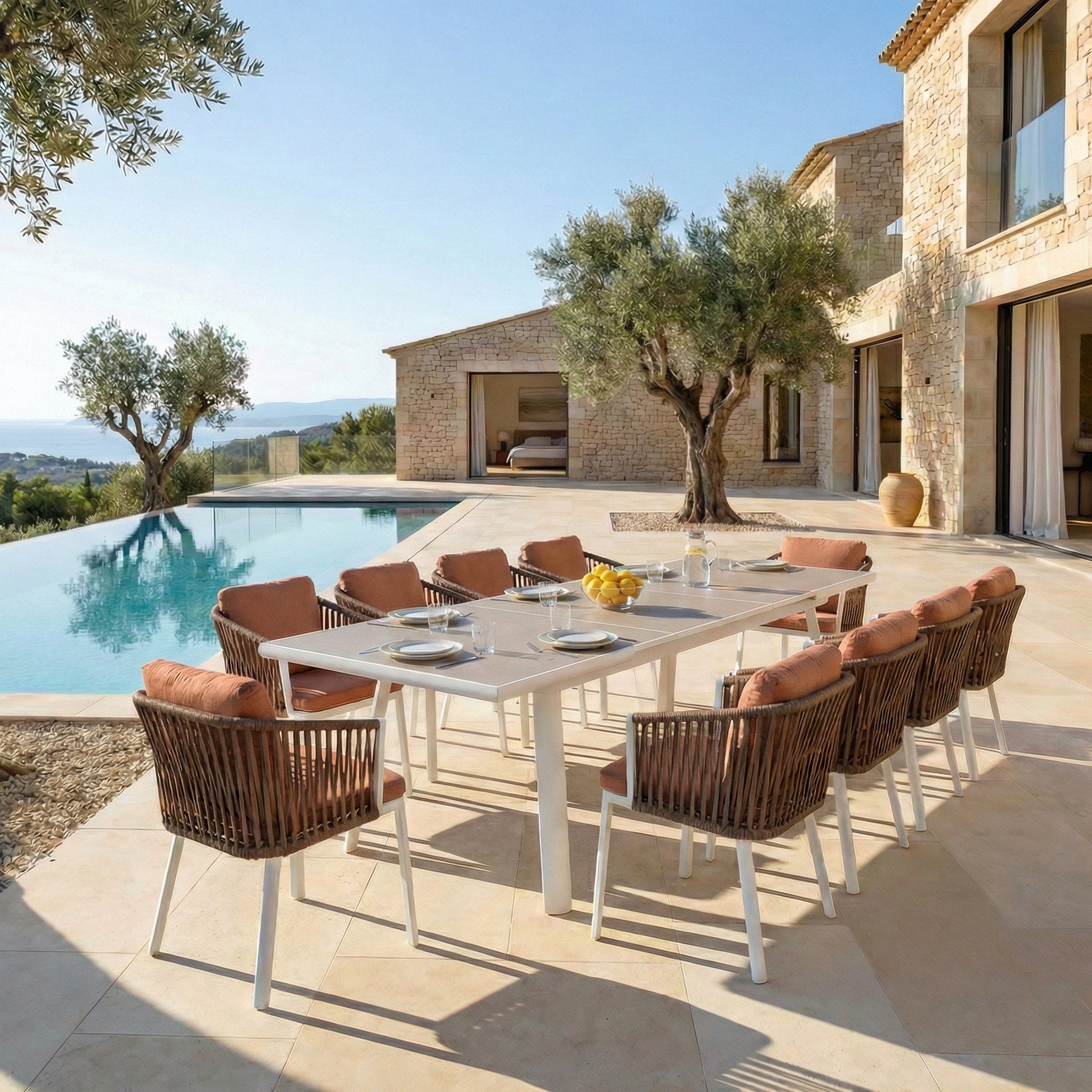 Lot de 2 fauteuils de jardin Amalfi