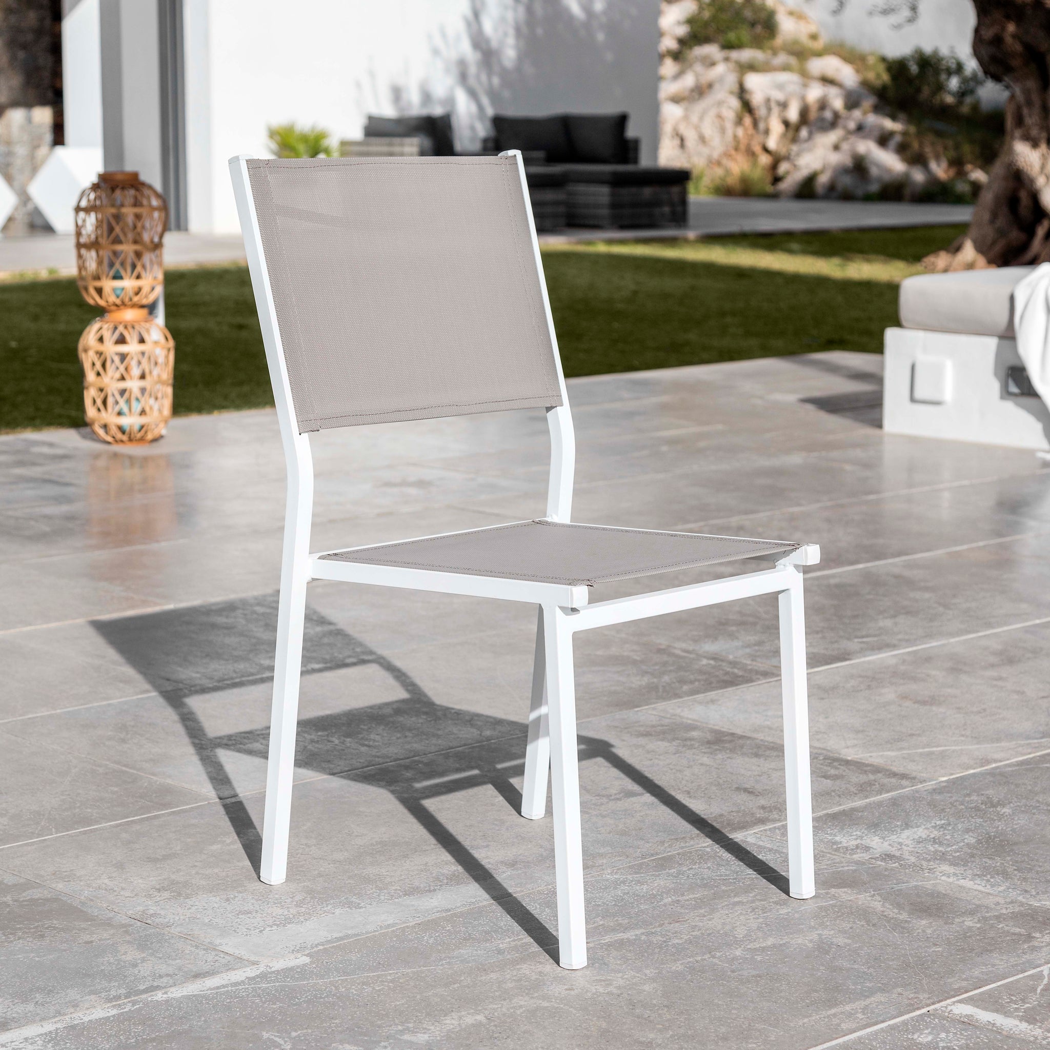 Chaise de jardin alu empilable Murano - Mobellia