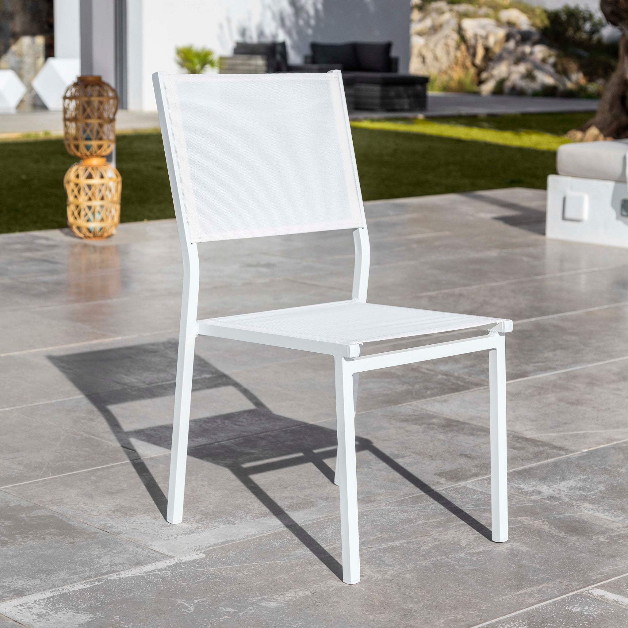 Chaise de jardin alu empilable Murano - Mobellia