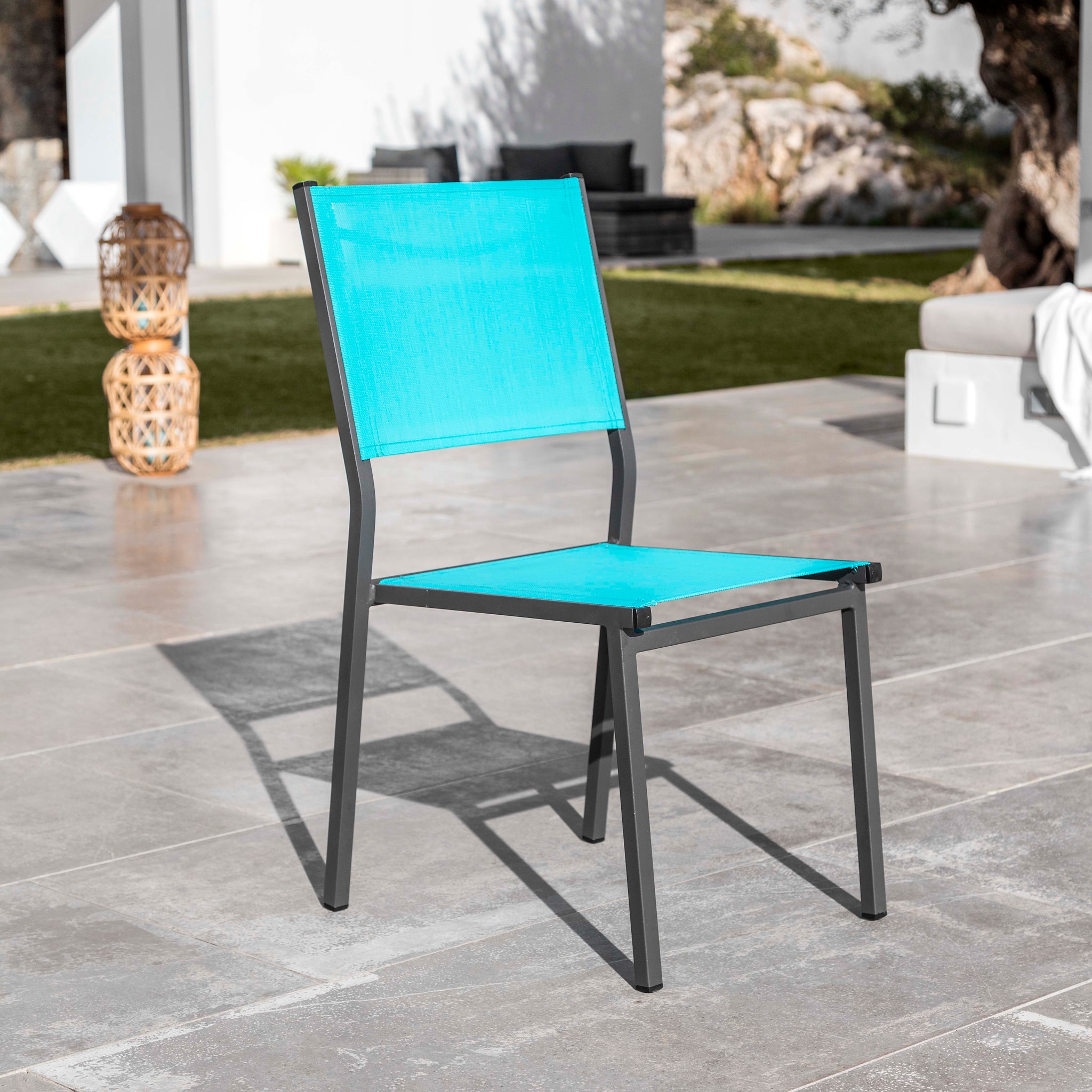 Chaise de jardin alu empilable Murano - Mobellia