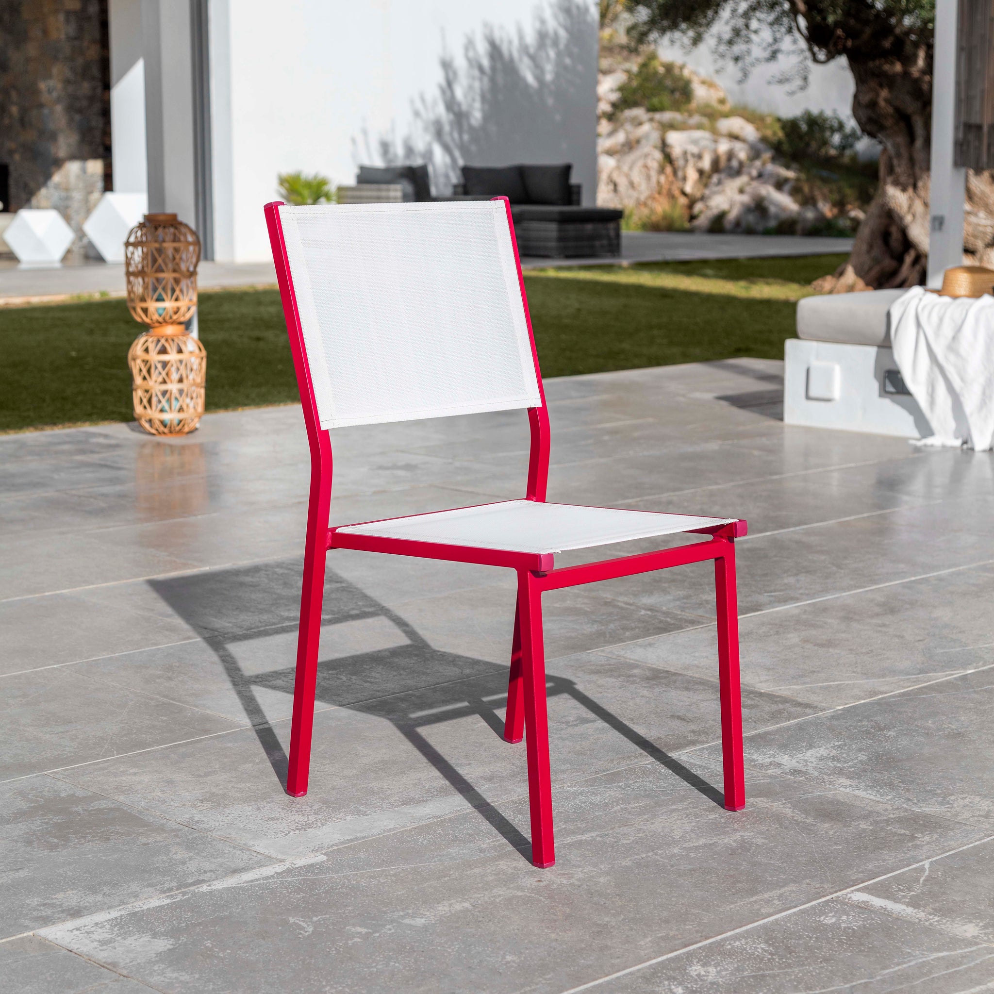 Chaise de jardin alu empilable Murano - Mobellia