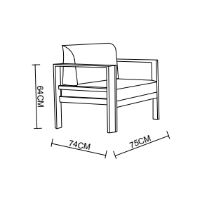 Fauteuil de jardin Ostara - Mobellia