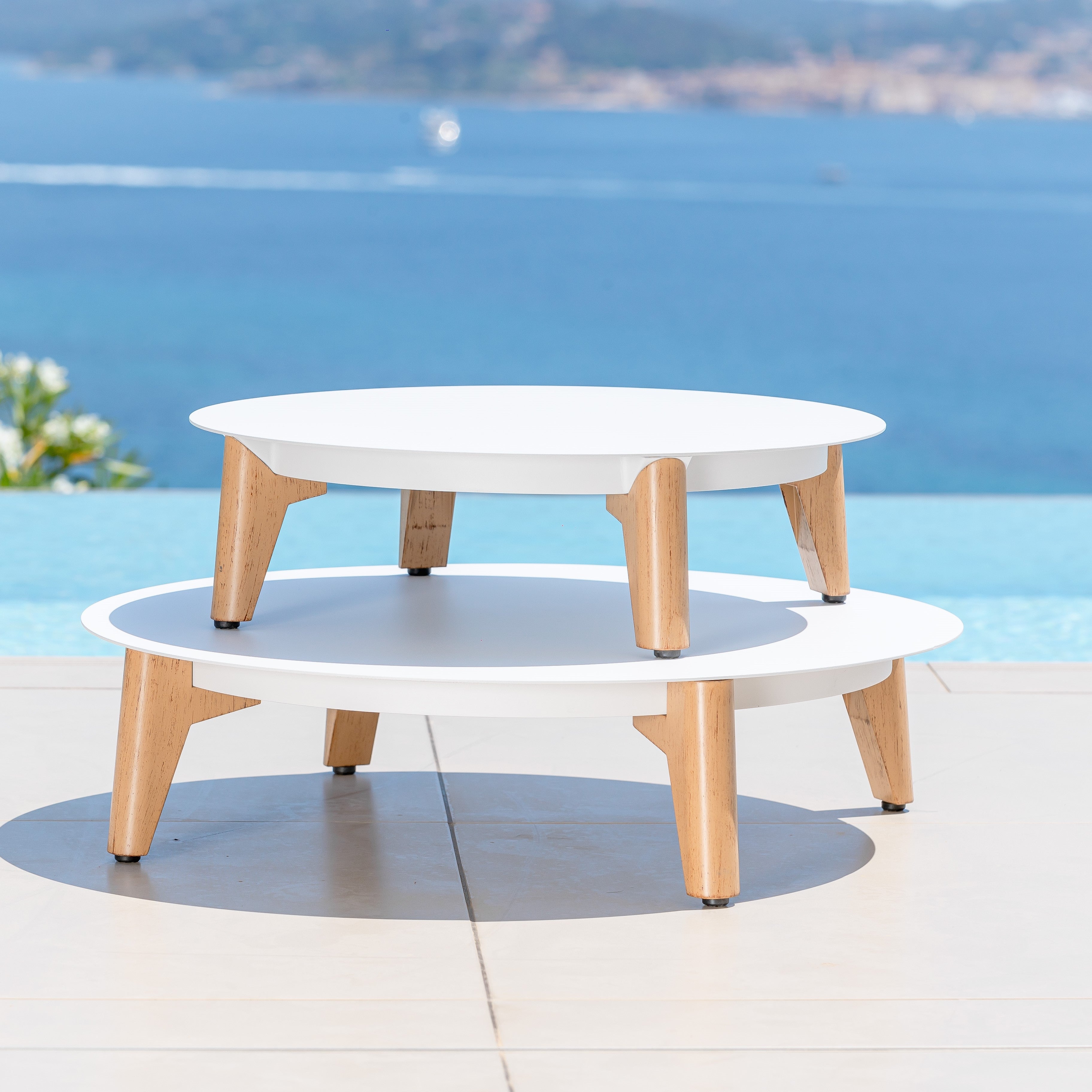 Table basse de jardin Monte Carlo (D86cm) - Mobellia