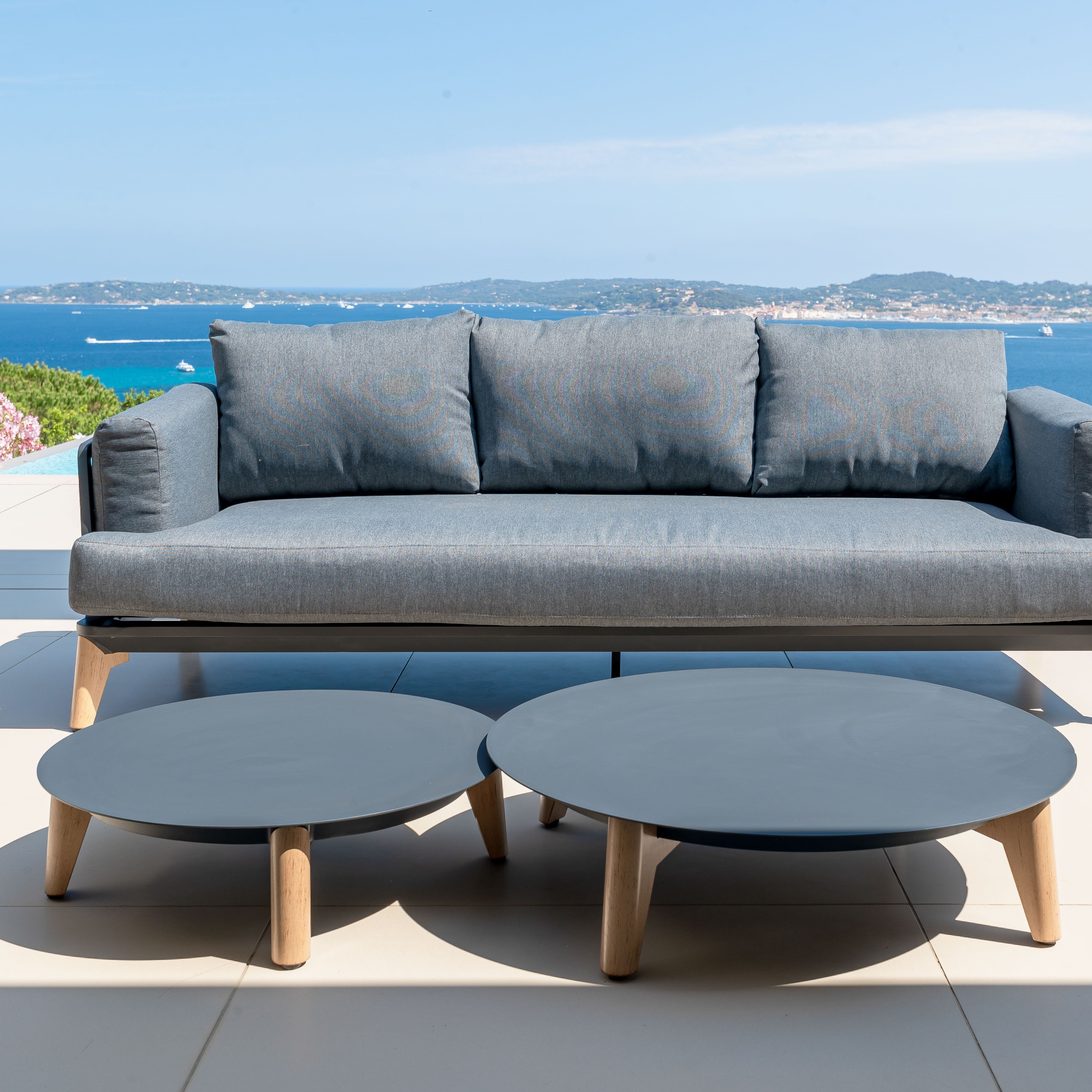 Table basse de jardin Monte Carlo (D86cm) - Mobellia