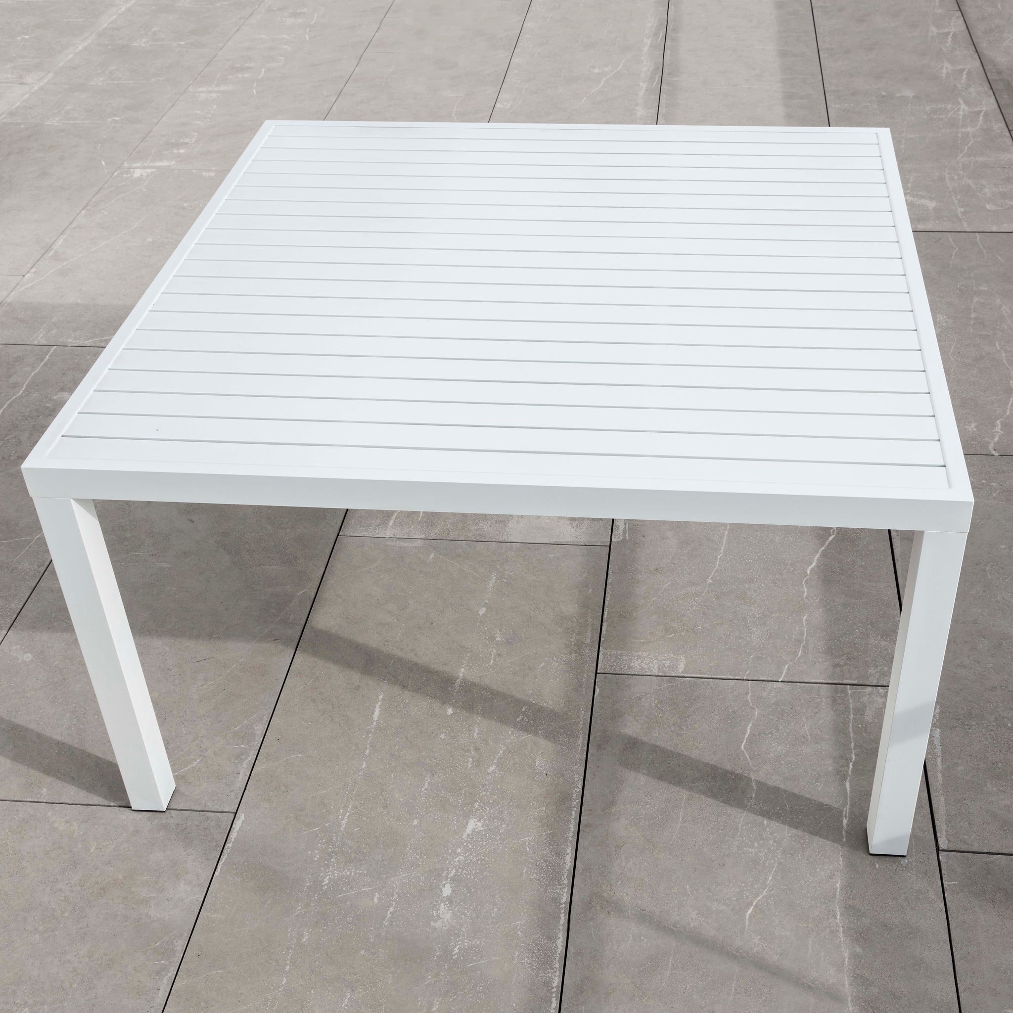 Table de jardin 8 places Aluminium Murano (136 x 136 cm) - Mobellia