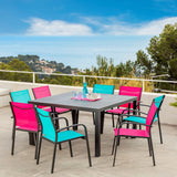 Table de jardin 8 places Aluminium Murano (136 x 136 cm)
