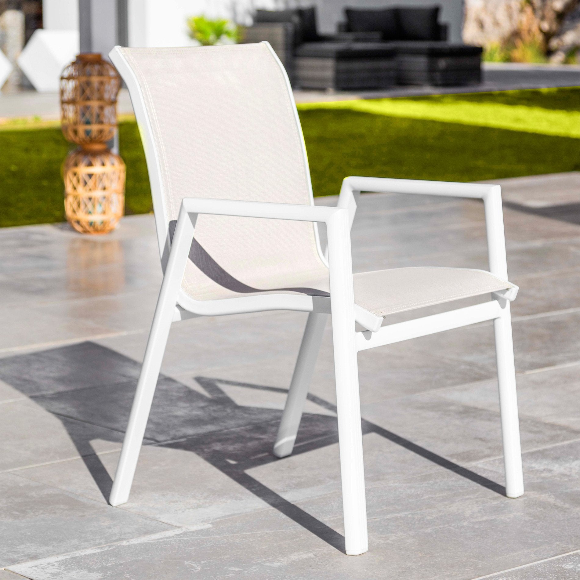 Fauteuil de jardin empilable Corfu - Mobellia