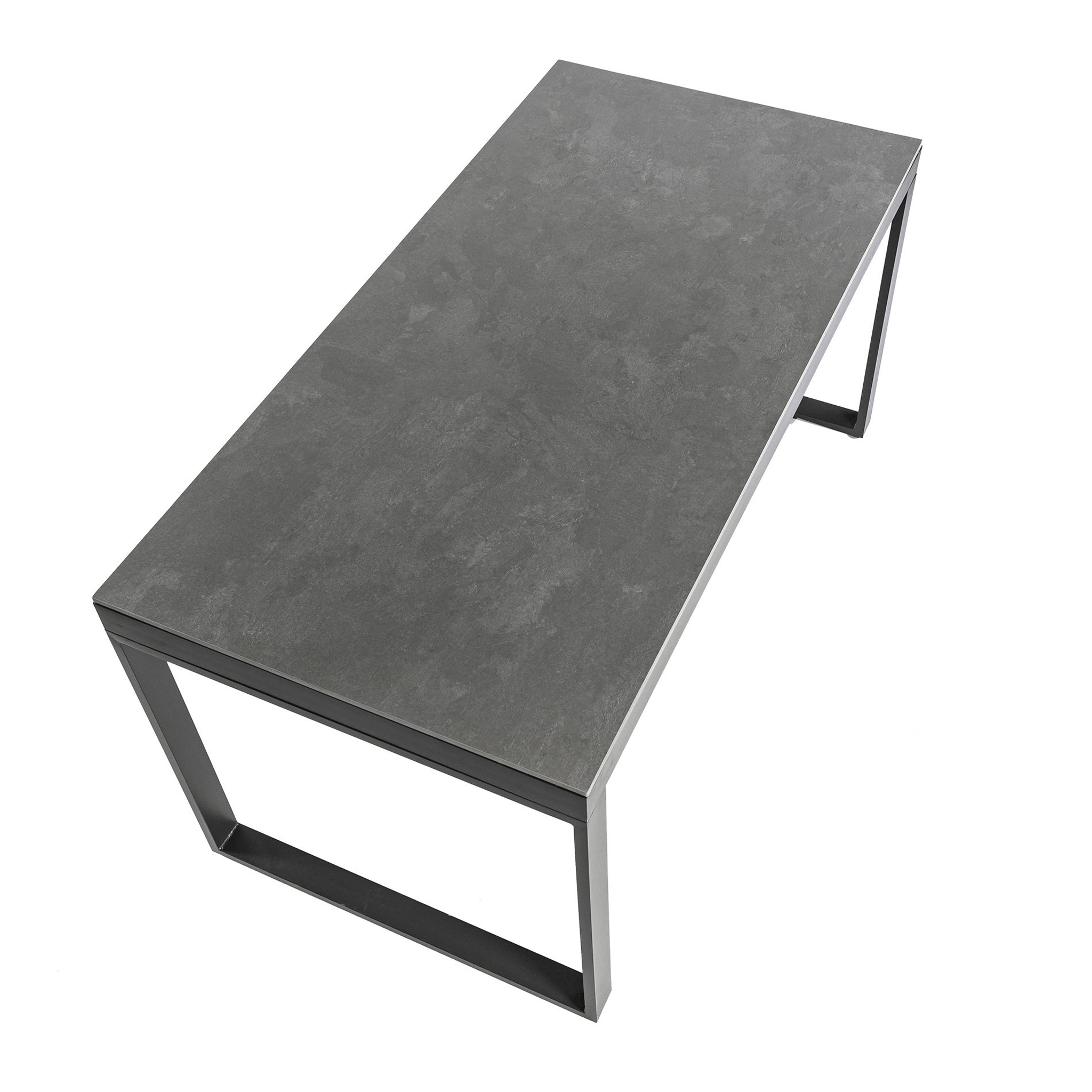 Table de jardin 6 places Aluminium/Céramique Kore (150 x 72 cm) - Mobellia