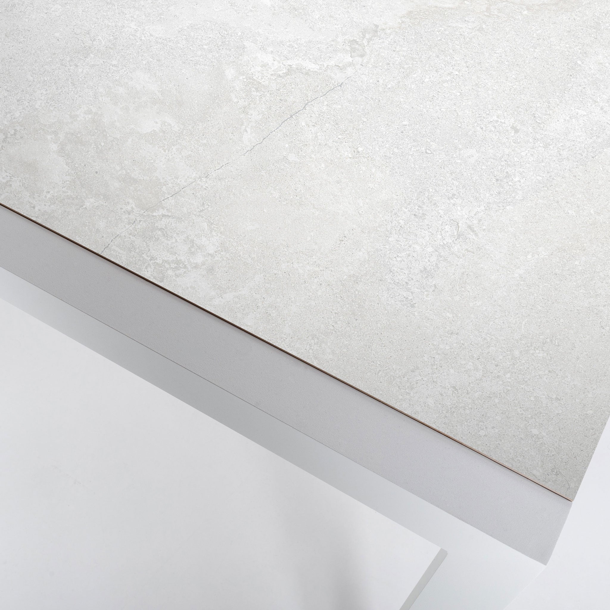 Table de jardin 6 places Aluminium/Céramique Modena (150 x 75 cm) - Mobellia