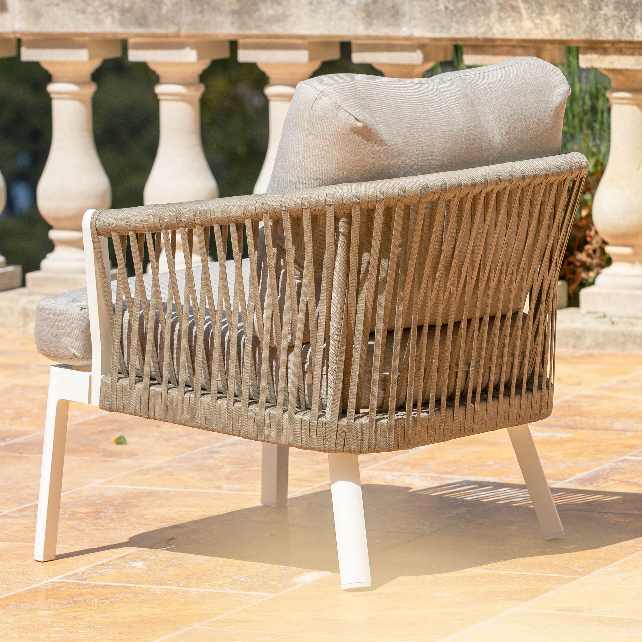 Salon de jardin Amalfi - 5 places - Mobellia