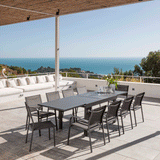 Table de jardin extensible 10 places Aluminium Murano (270 x 90 cm)