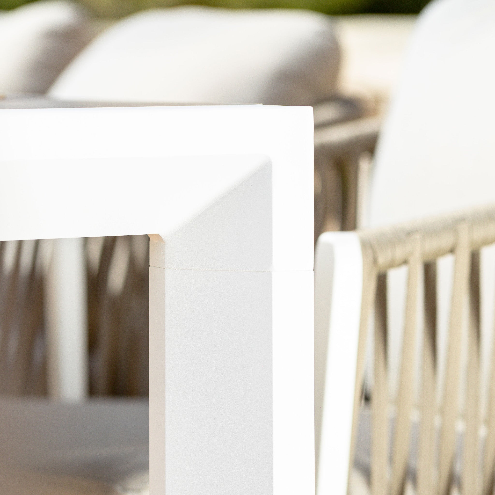 Table de jardin extensible 12 places Aluminium Amalfi - 3 dimensions (195/240/300X96) - Mobellia
